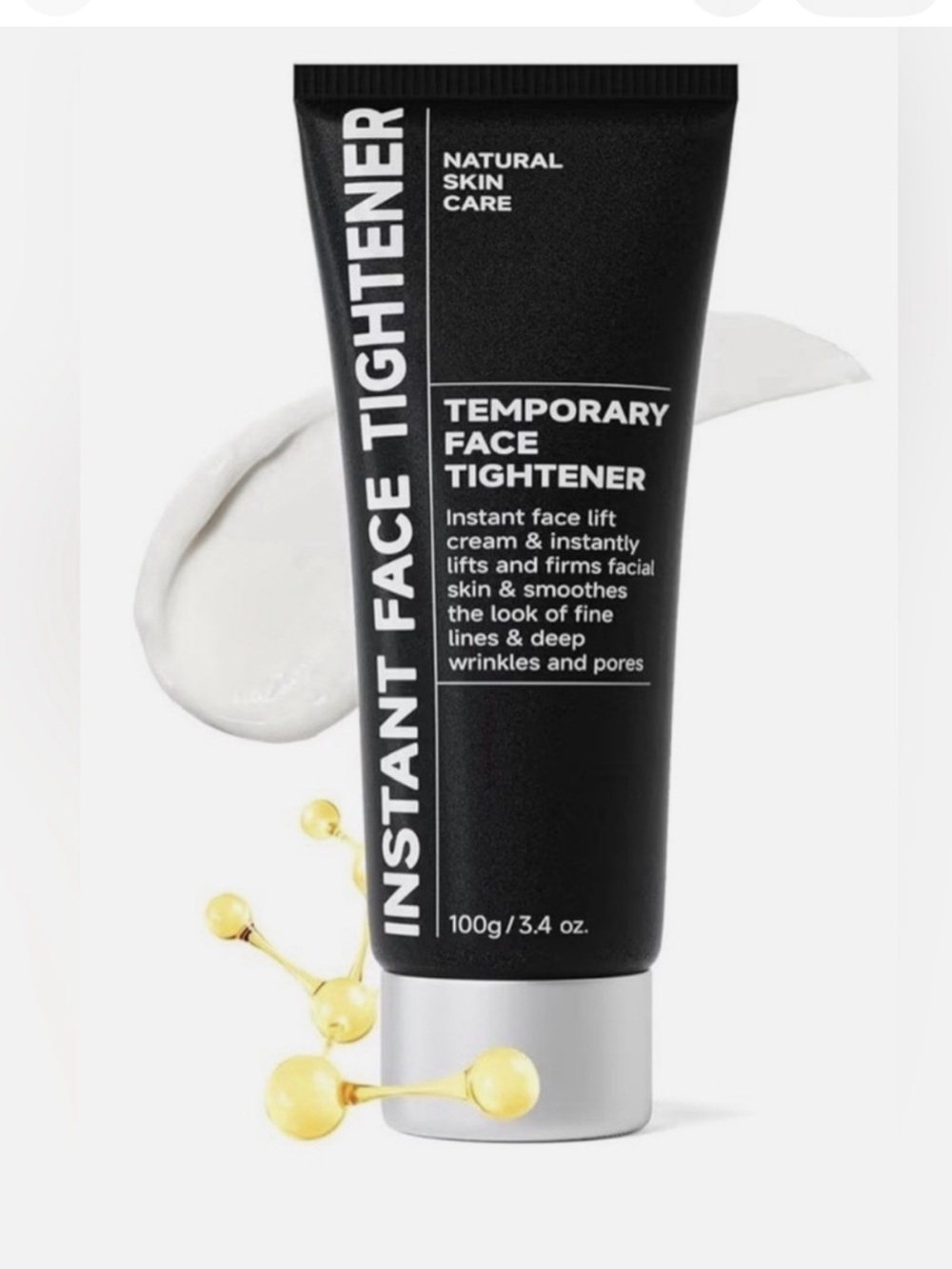 Instant Face Tightener Serum - Black | Temporary Face Tightener